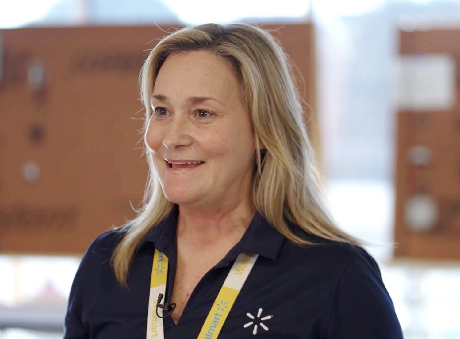 Shelley smiles as she describes the Walmart Associate-to-Technician program.